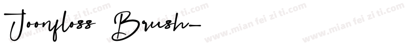 Joonfloss Brush字体转换